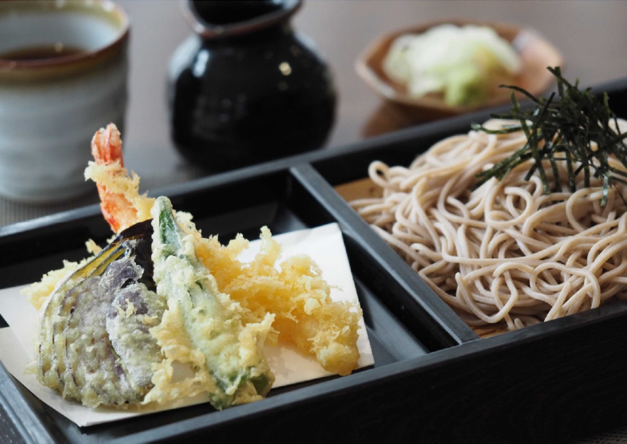 常陸秋そばと天麩羅